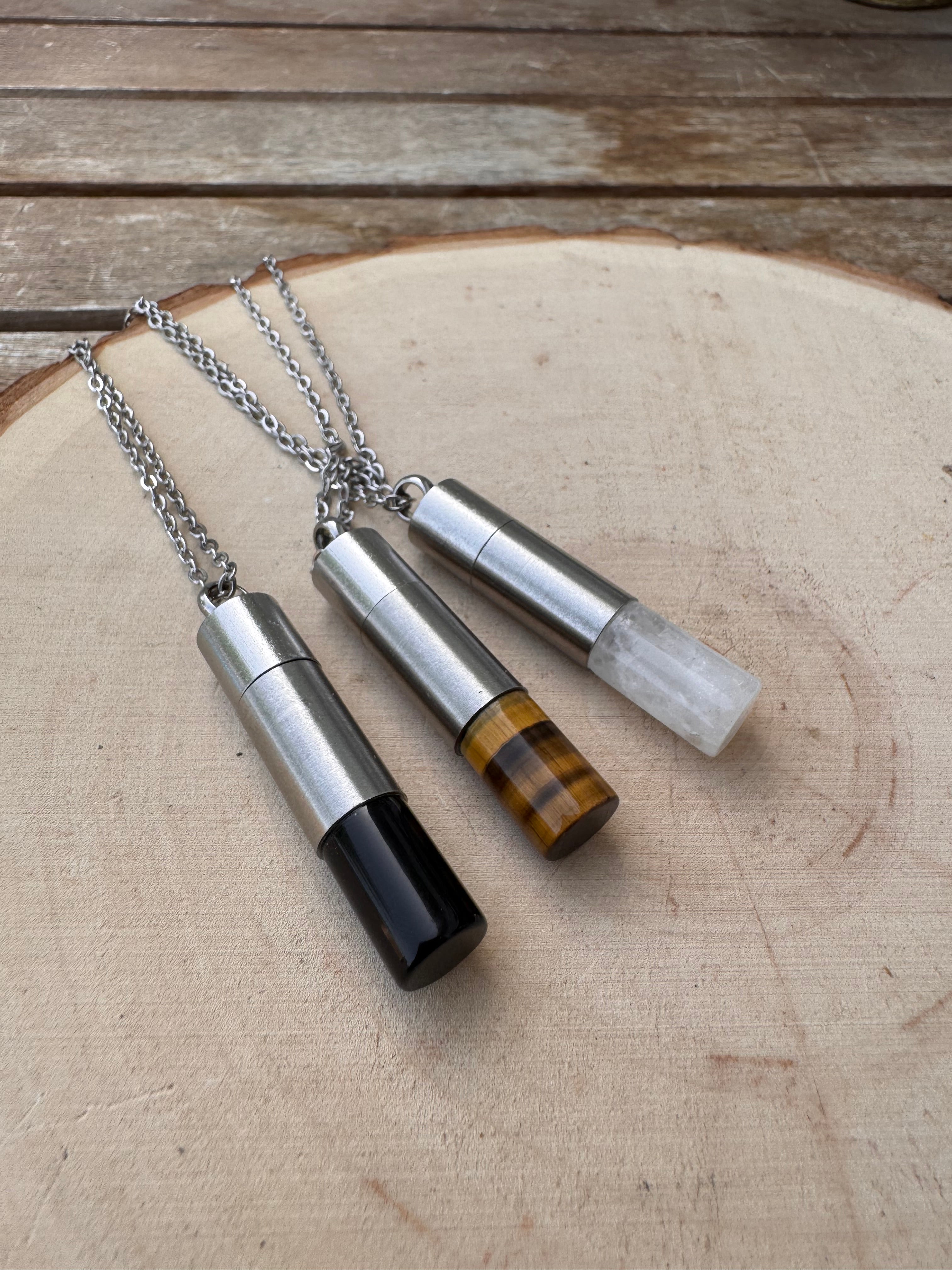 COLGANTE COFRE MINERAL + GUÍA CON CODIGOS SAGRADOS