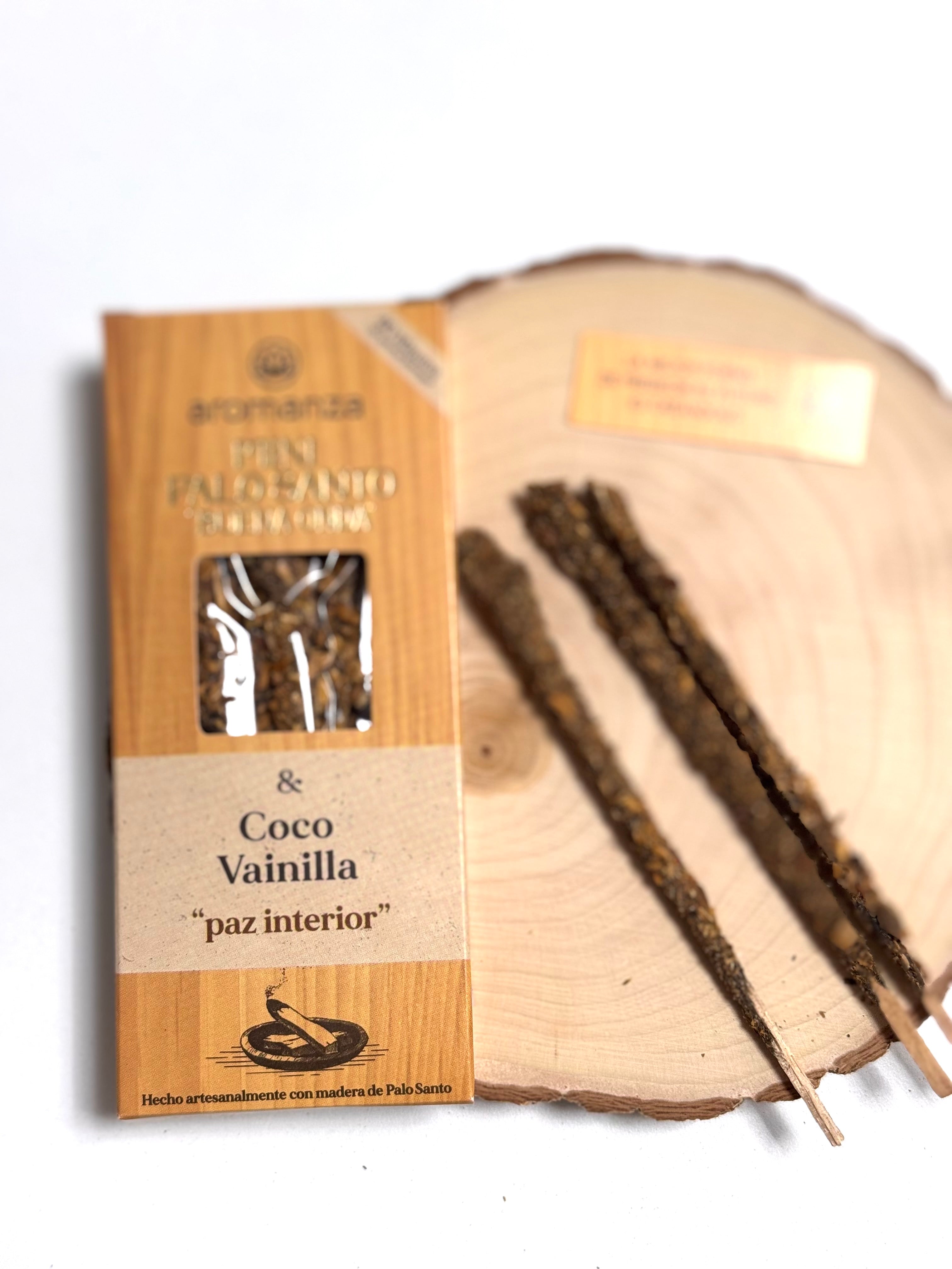 MINI PALO SANTO VARILLAS BUENA ONDA | COCO VAINILLA