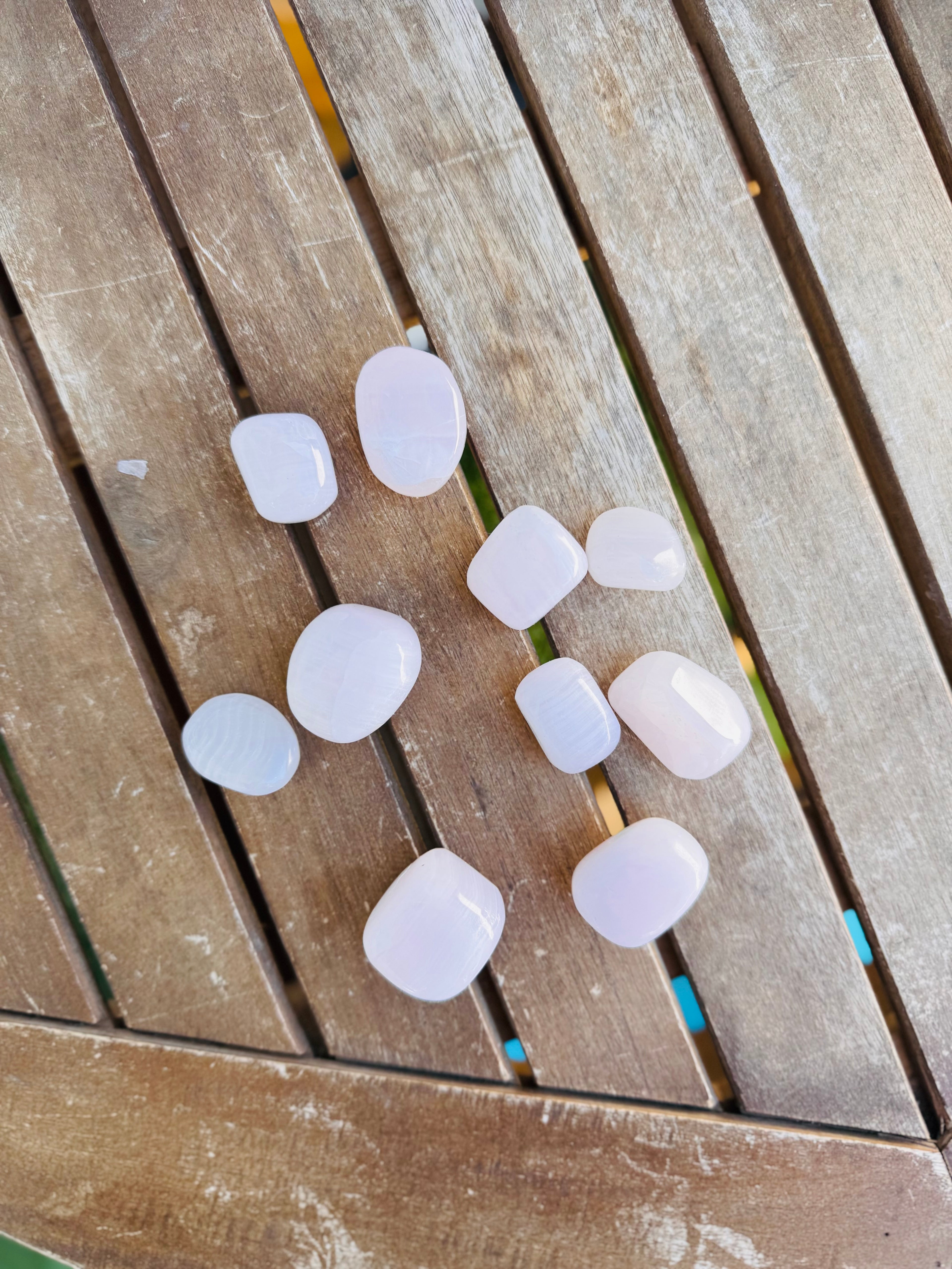 RODADO MANGANO CALCITA ROSA | AMOR | CALMA