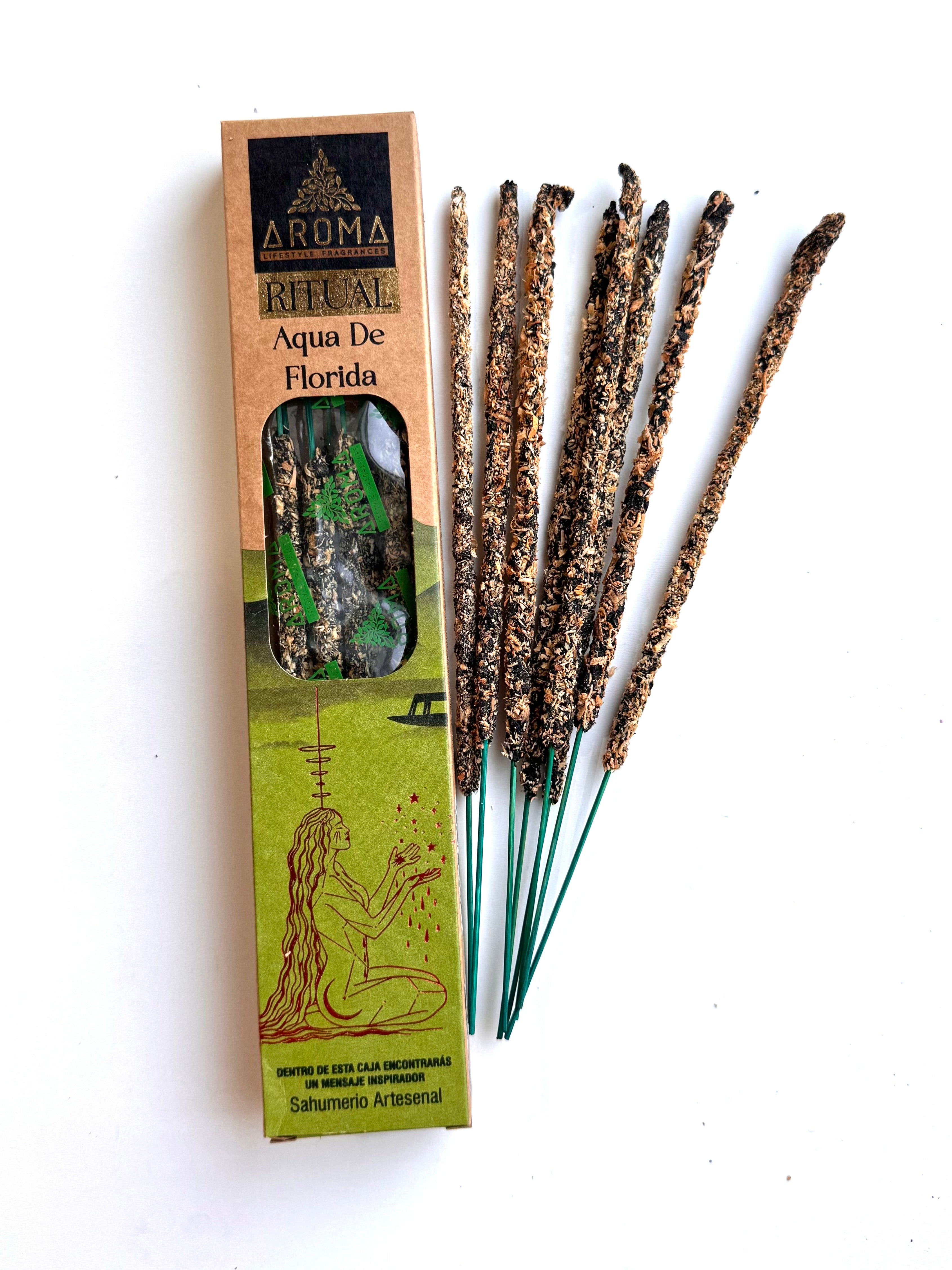 INCIENSO VARILLAS ORGANICO AGUA FLORIDA