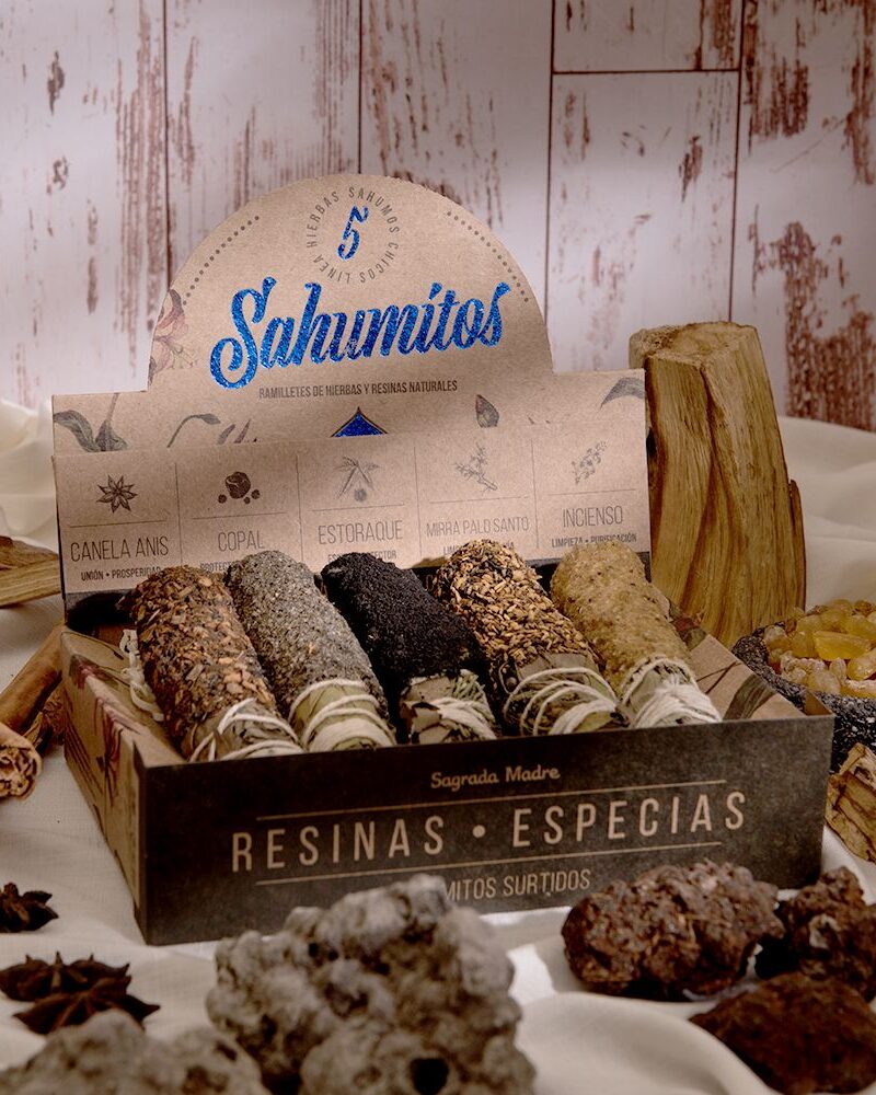 KIT SAHUMITOS SAGRADA MADRE RESINAS Y ESPECIAS