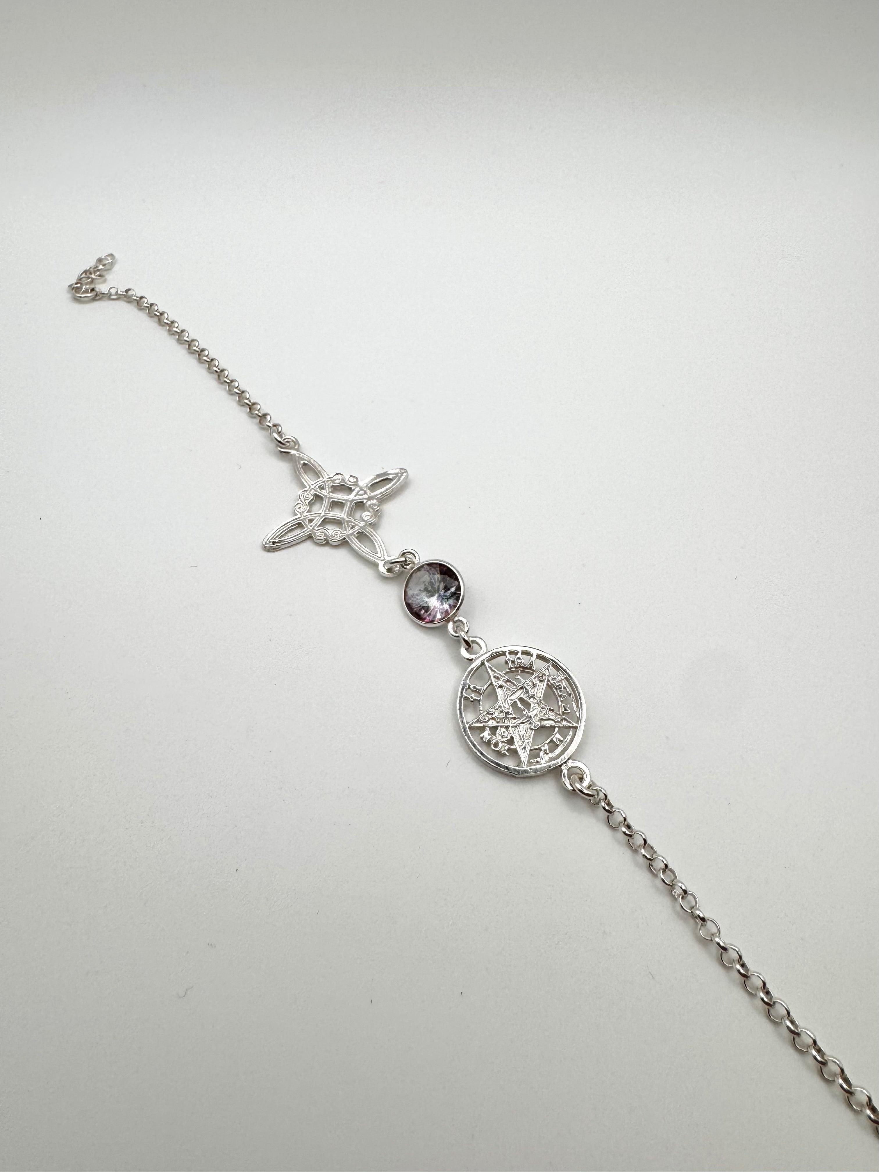 PULSERA DOBLE PROTECCIÓN CON TOPACIO | PROTECCIÓN AMPLIFICADA