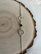 PULSERA DOBLE PROTECCIÓN CON TURMALINA