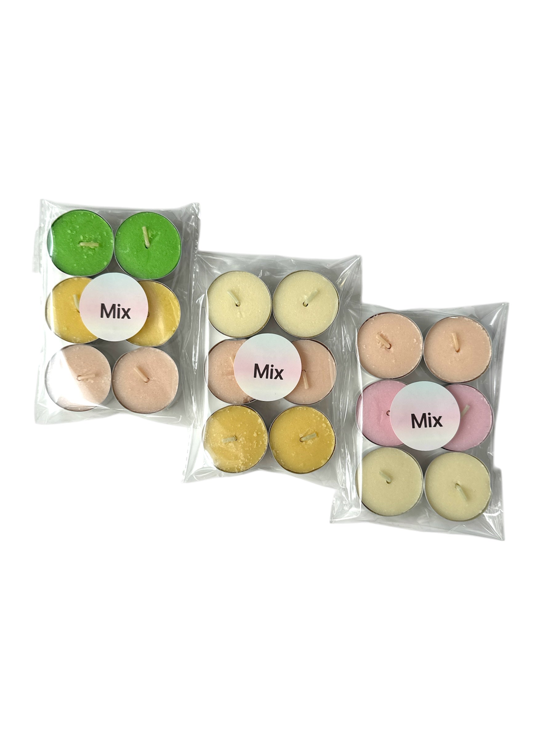 PACK 6 VELAS DE TÉ | MIX SURTIDO