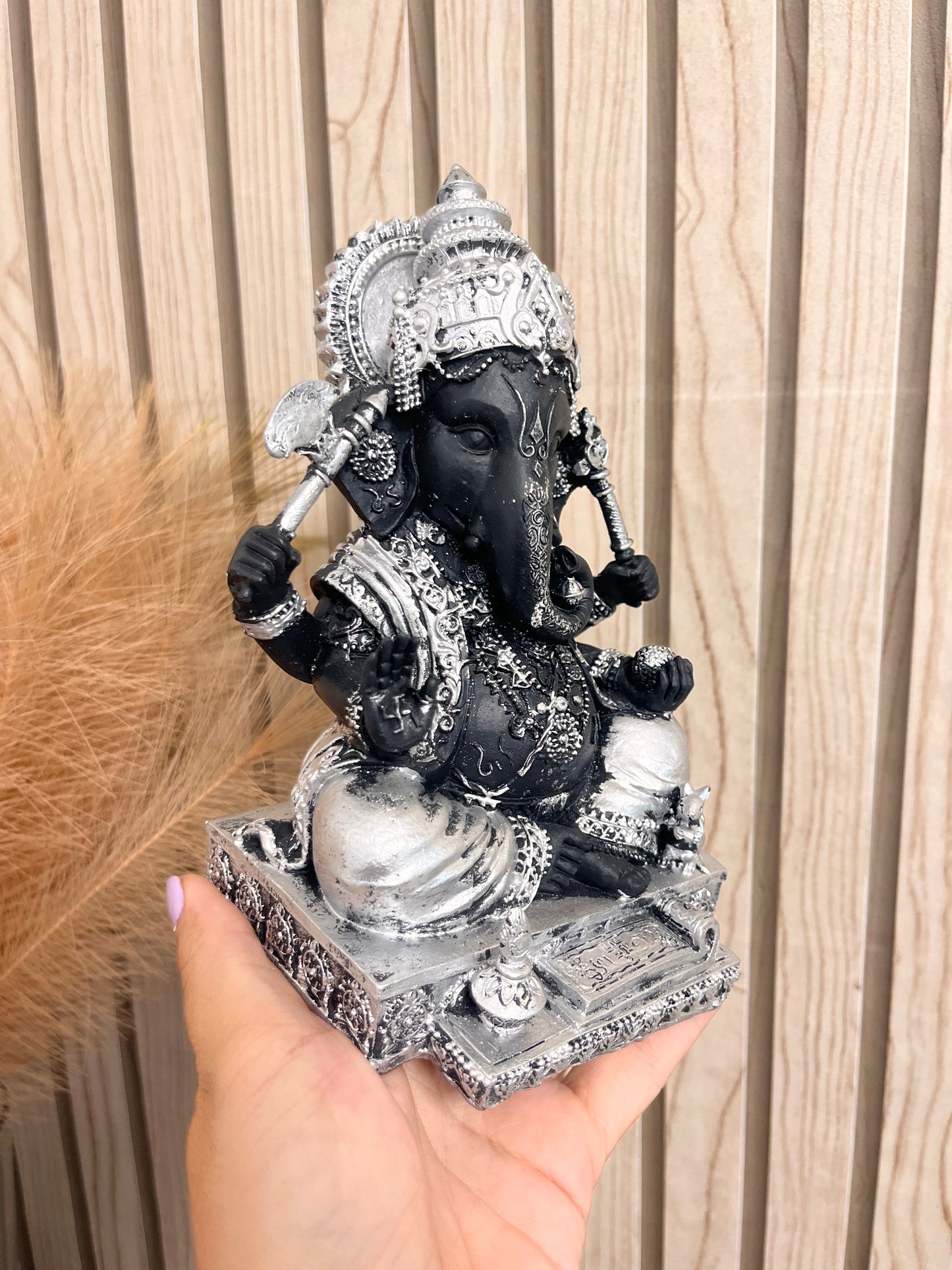 Ganesha negro/ plata