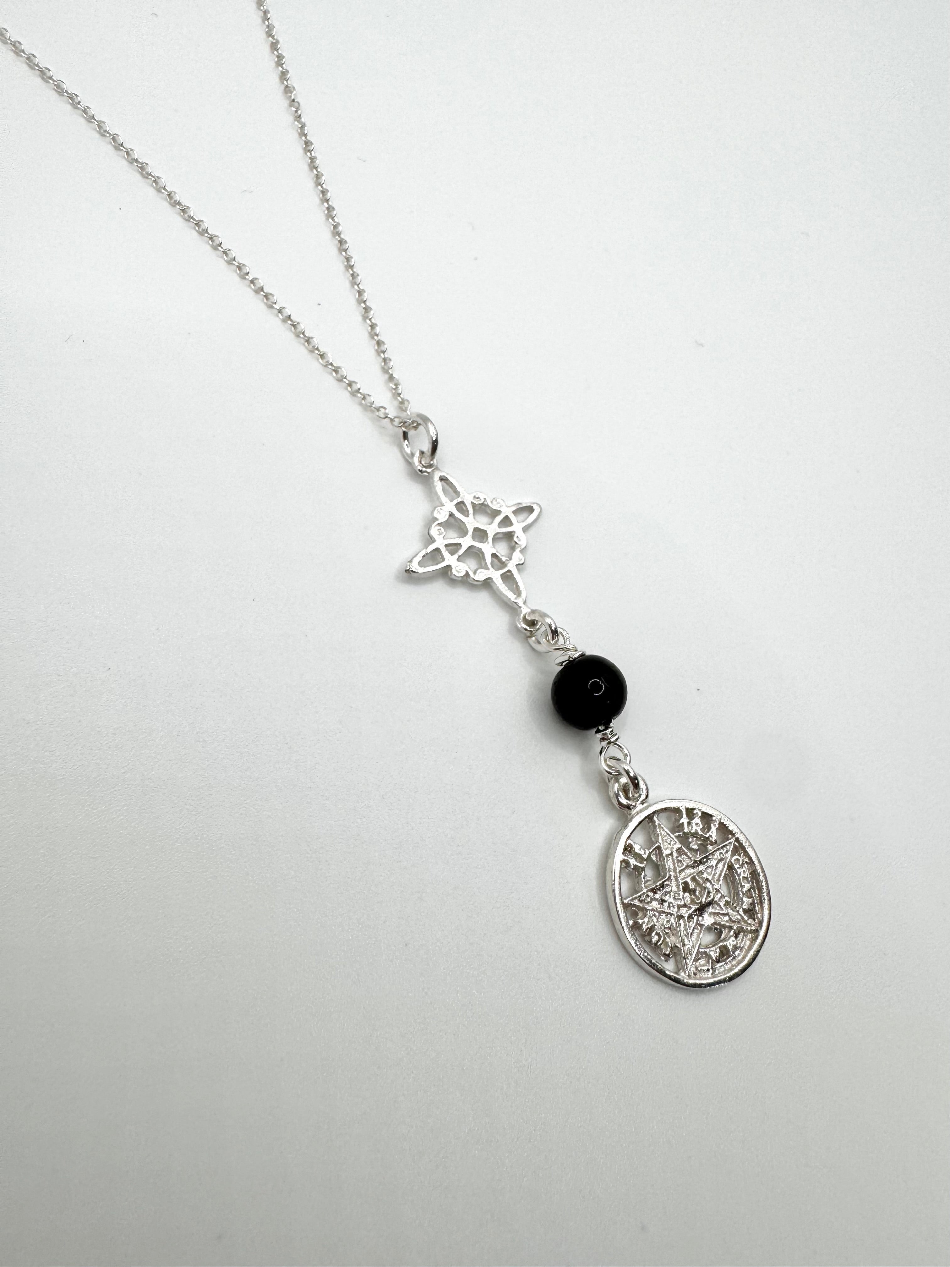 COLGANTE DOBLE PROTECCIÓN CON TURMALINA