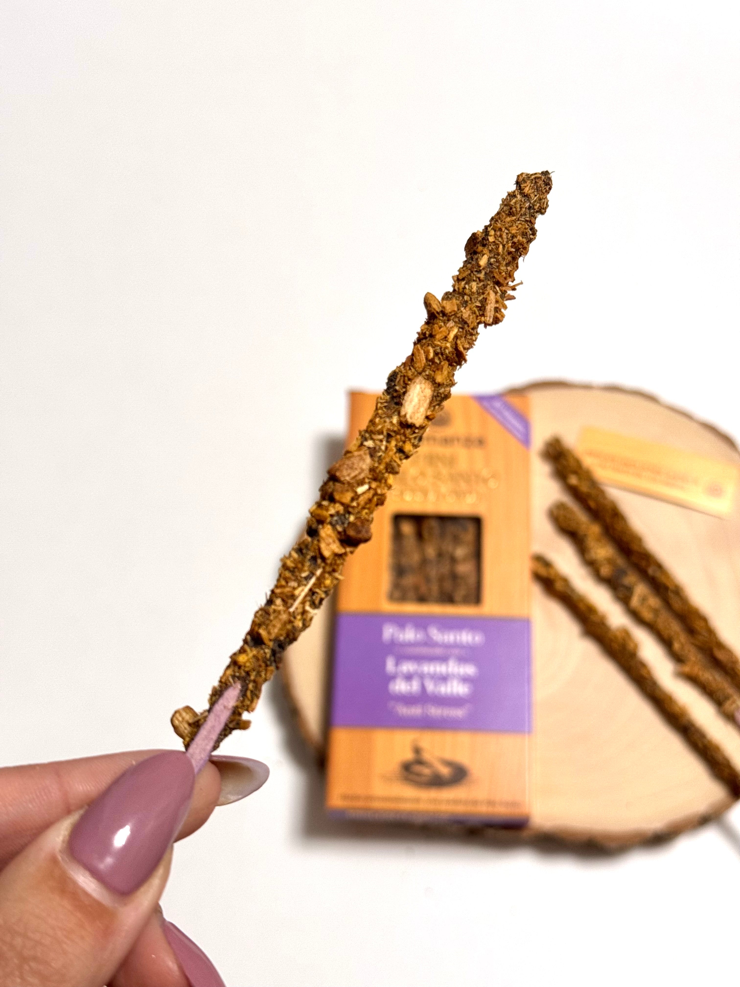 MINI PALO SANTO VARILLAS BUENA ONDA | LAVANDAS DEL VALLE