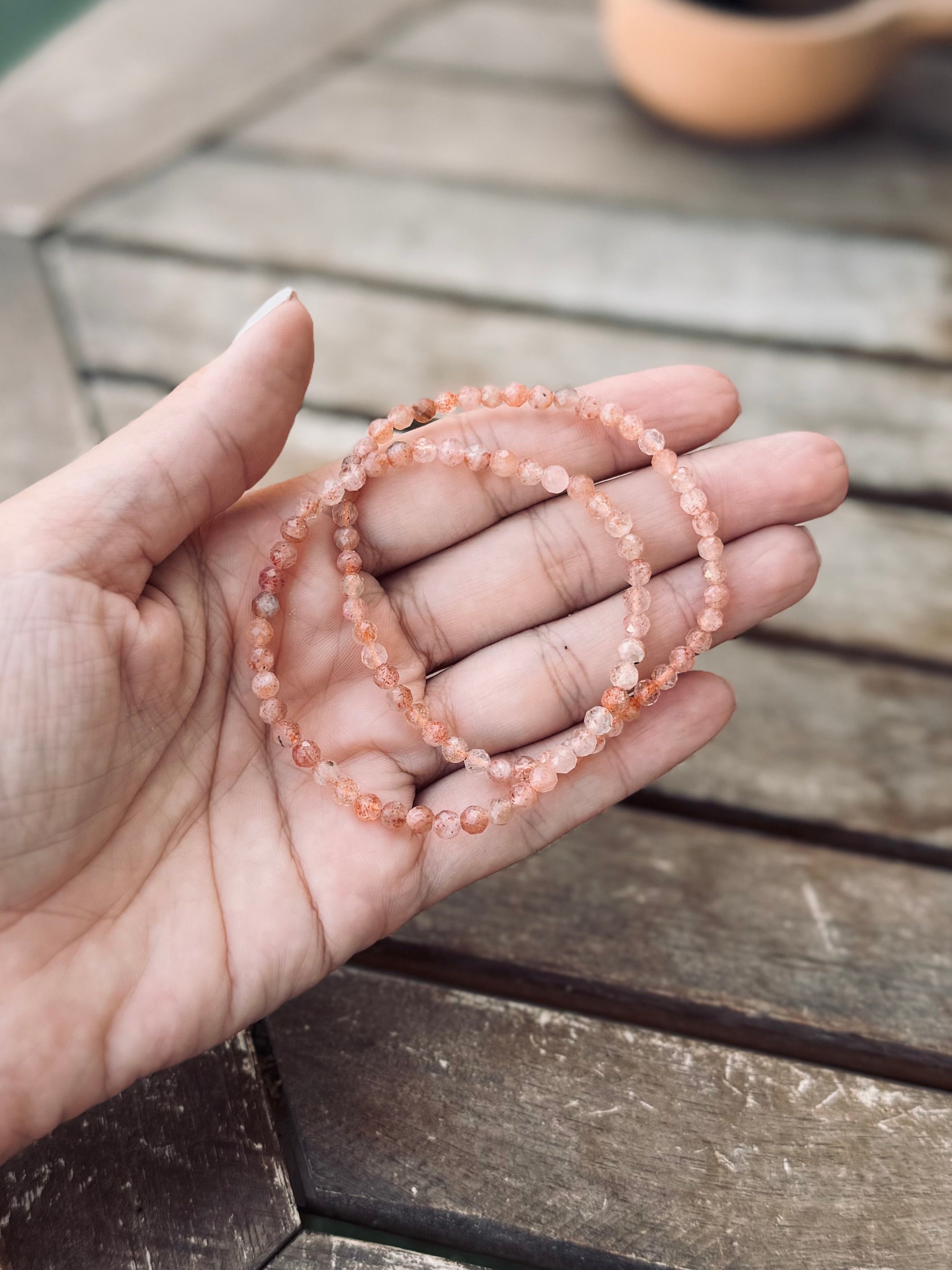 PULSERA FACETADA | PIEDRA SOL 4mm | ALEGRÍA | POSITIVISMO