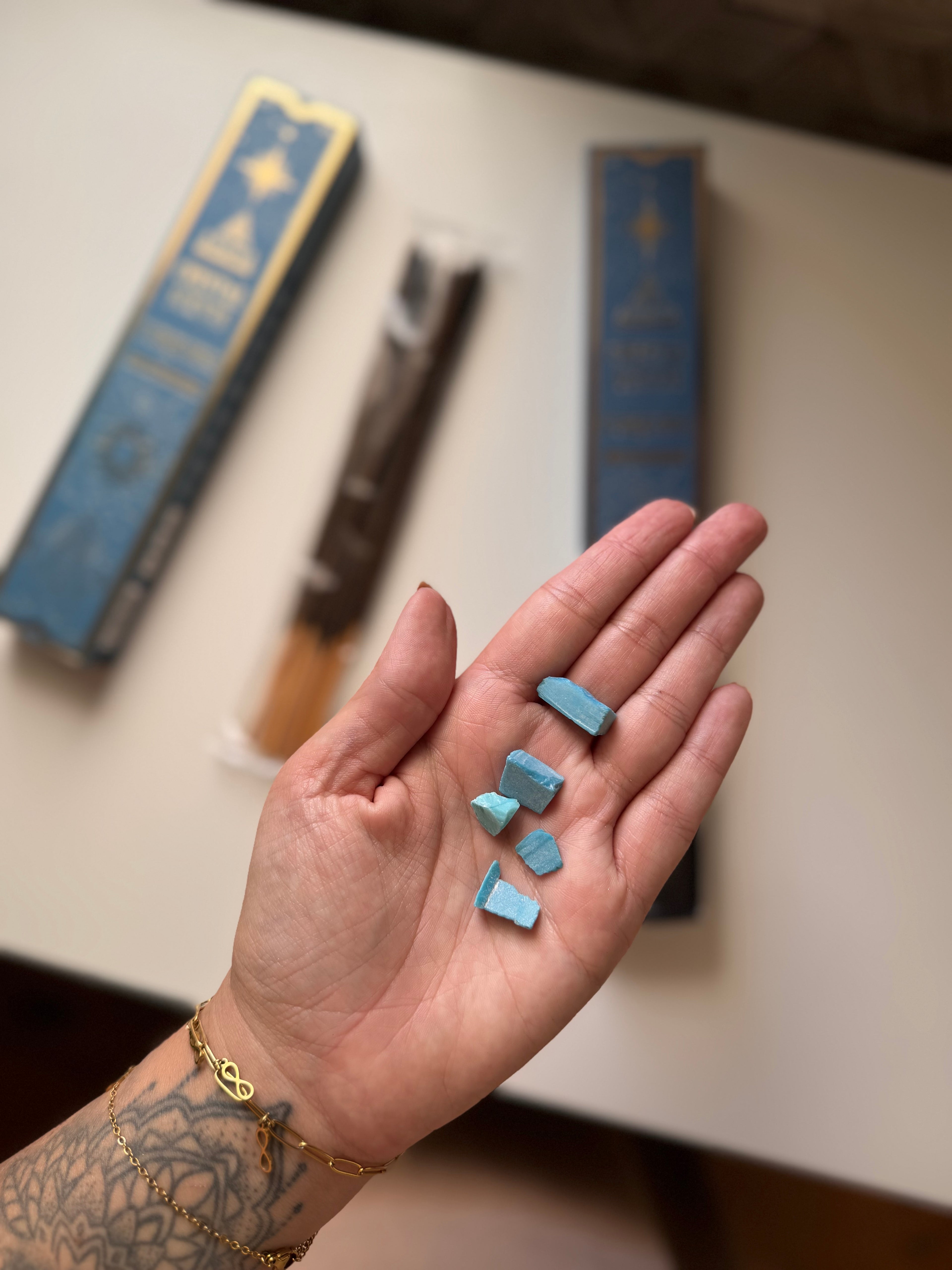 INCIENSO RITUAL VARILLAS | TURQUESA CRYSTAL SCENTS