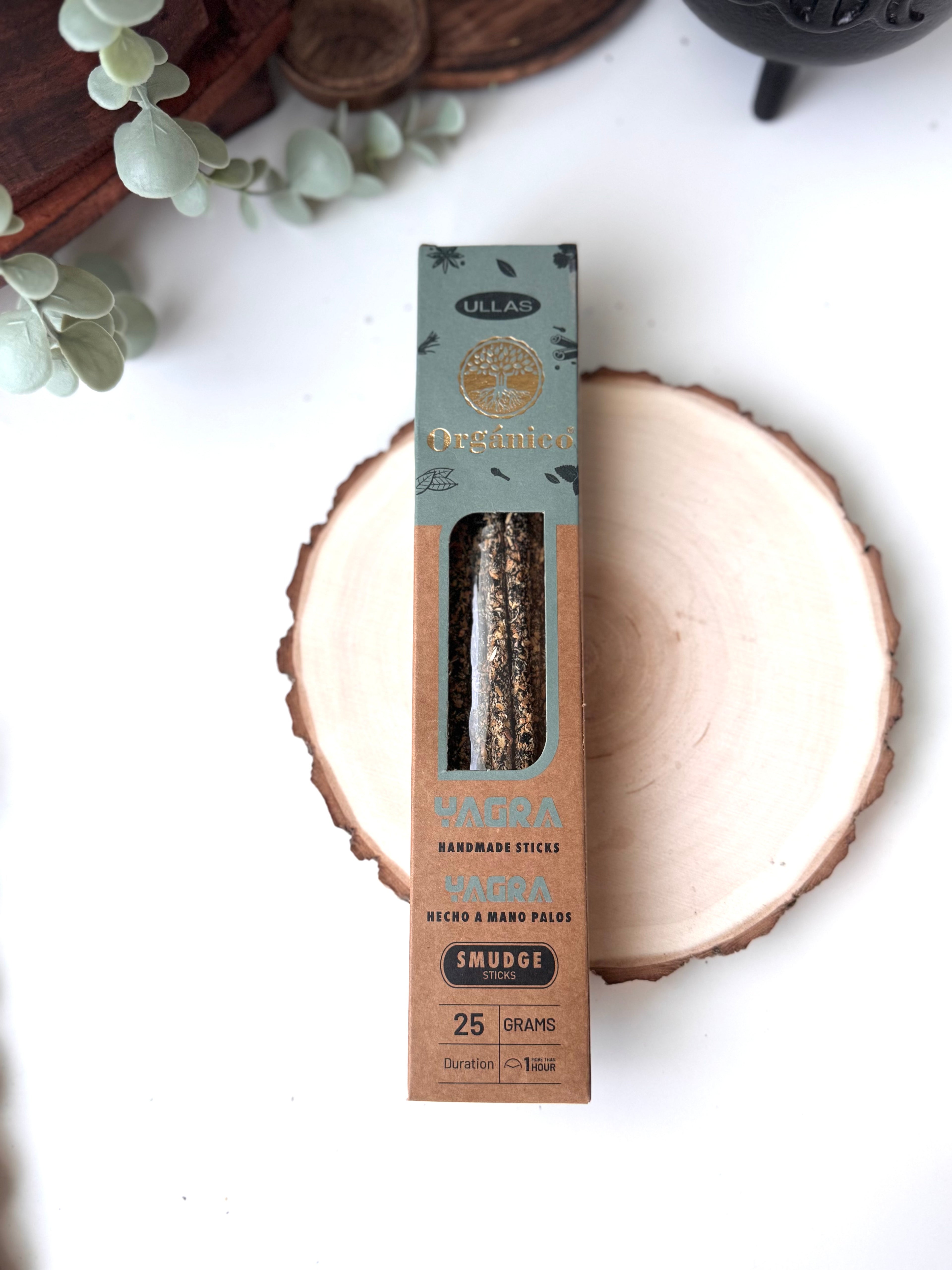 INCIENSO VARILLA ORGÁNICO ULLAS | YAGRA