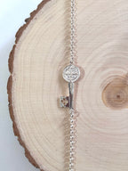 PULSERA DE PLATA| LLAVE DE SAN BENITO | ABRECAMINOS | PROTECCIÓN