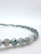 PULSERA AGUAMARINA FACETADA