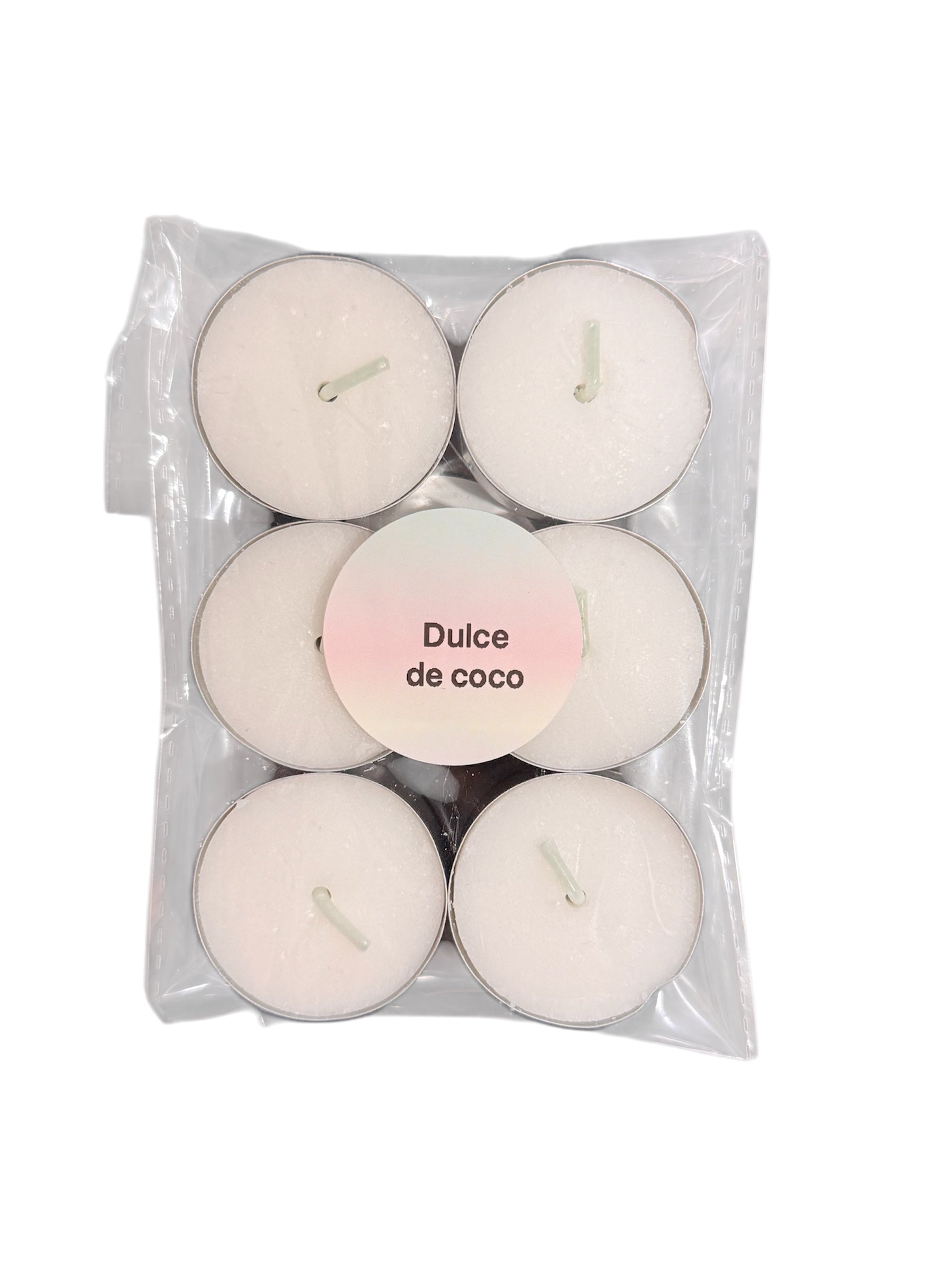 PACK 6 VELAS DE TE | DULCE DE COCO