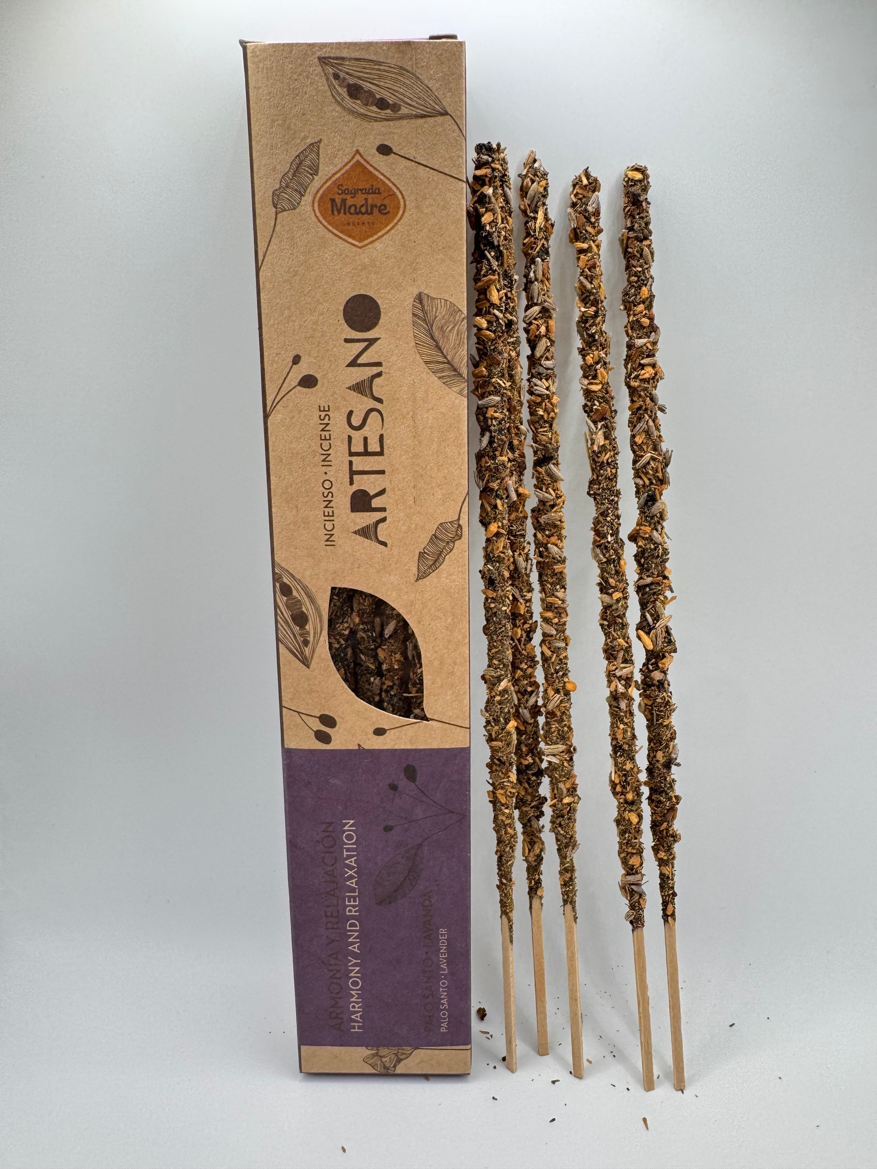 INCIENSO ARTESANO PALO SANTO LAVANDA SAGRADA MADRE | PROTECCIÓN