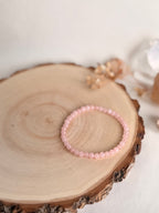 PULSERA CUARZO ROSA 4MM | AMOR PROPIO | HERIDAS EMOCIONALES
