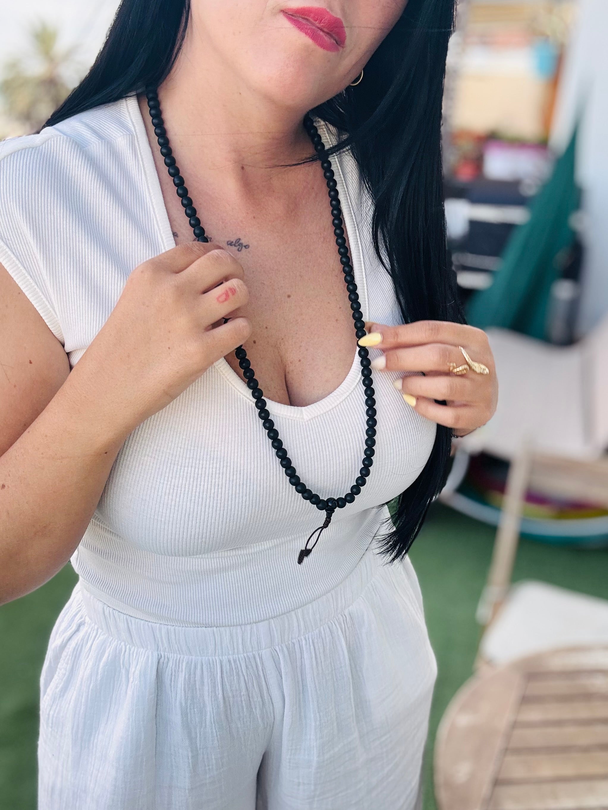 JAPA MALA SHALIGRAM 8MM | 108 CUENTAS