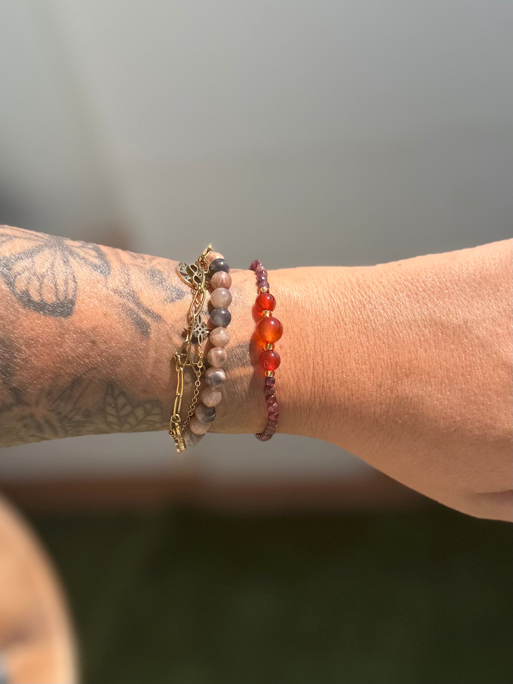 PULSERA GRANATE EXTRA | PASIÓN Y ENERGÍA