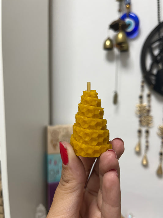 Mini vela de miel espiral 5cm