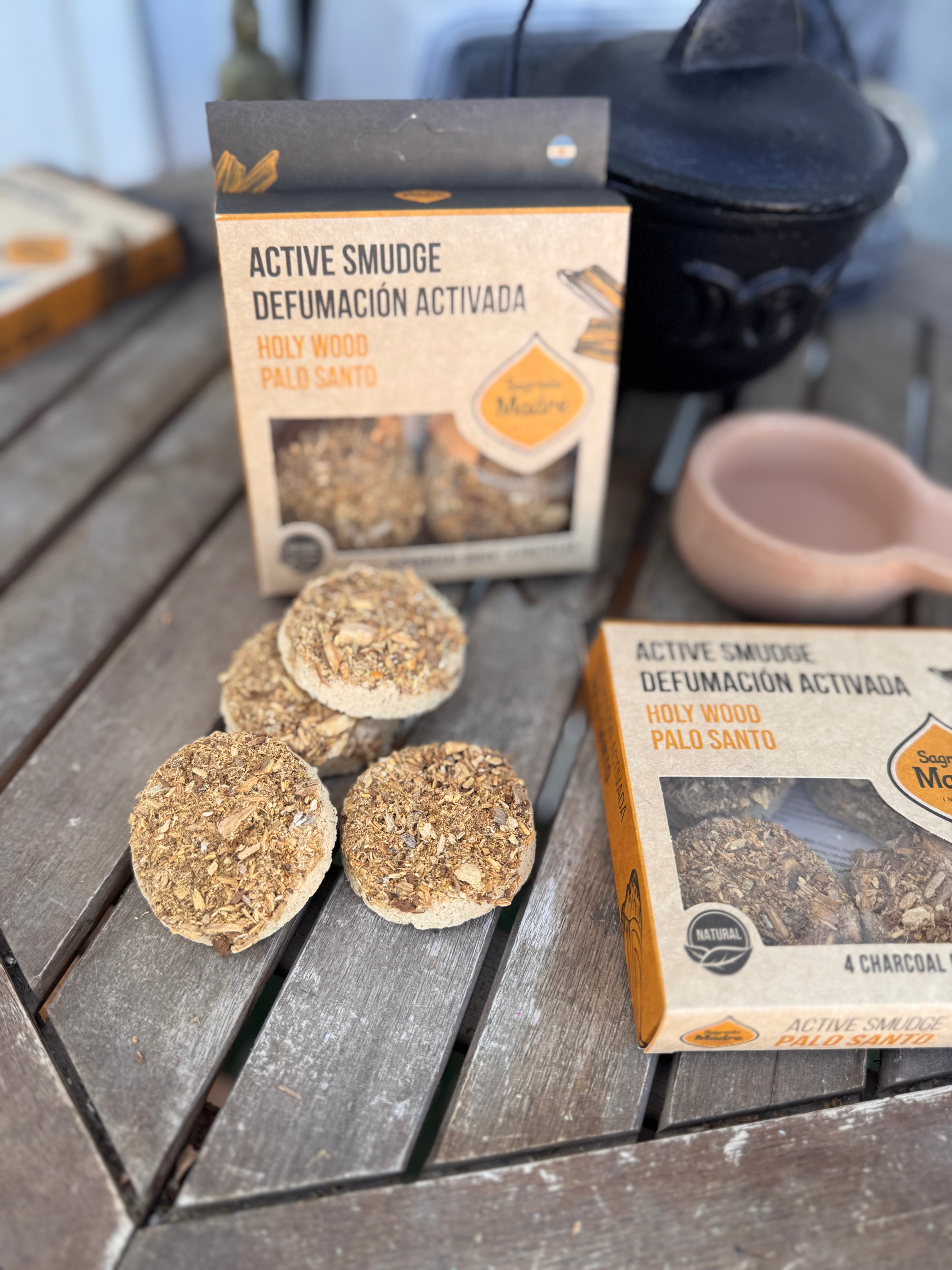 PASTILLAS DEFUMACION ACTIVADA PALO SANTO | PURIFICACIÓN