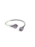 BRAZALETE EN BAÑO DE PLATA | AMATISTA