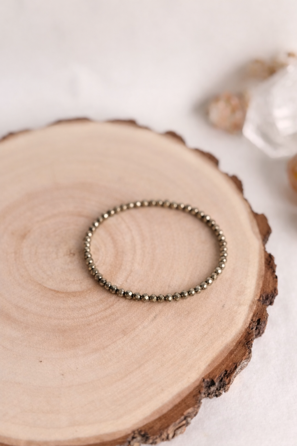 PULSERA PIRITA FACETADA 4MM