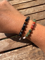 PULSERA TRIPLE PROTECCIÓN MACRAMÉ