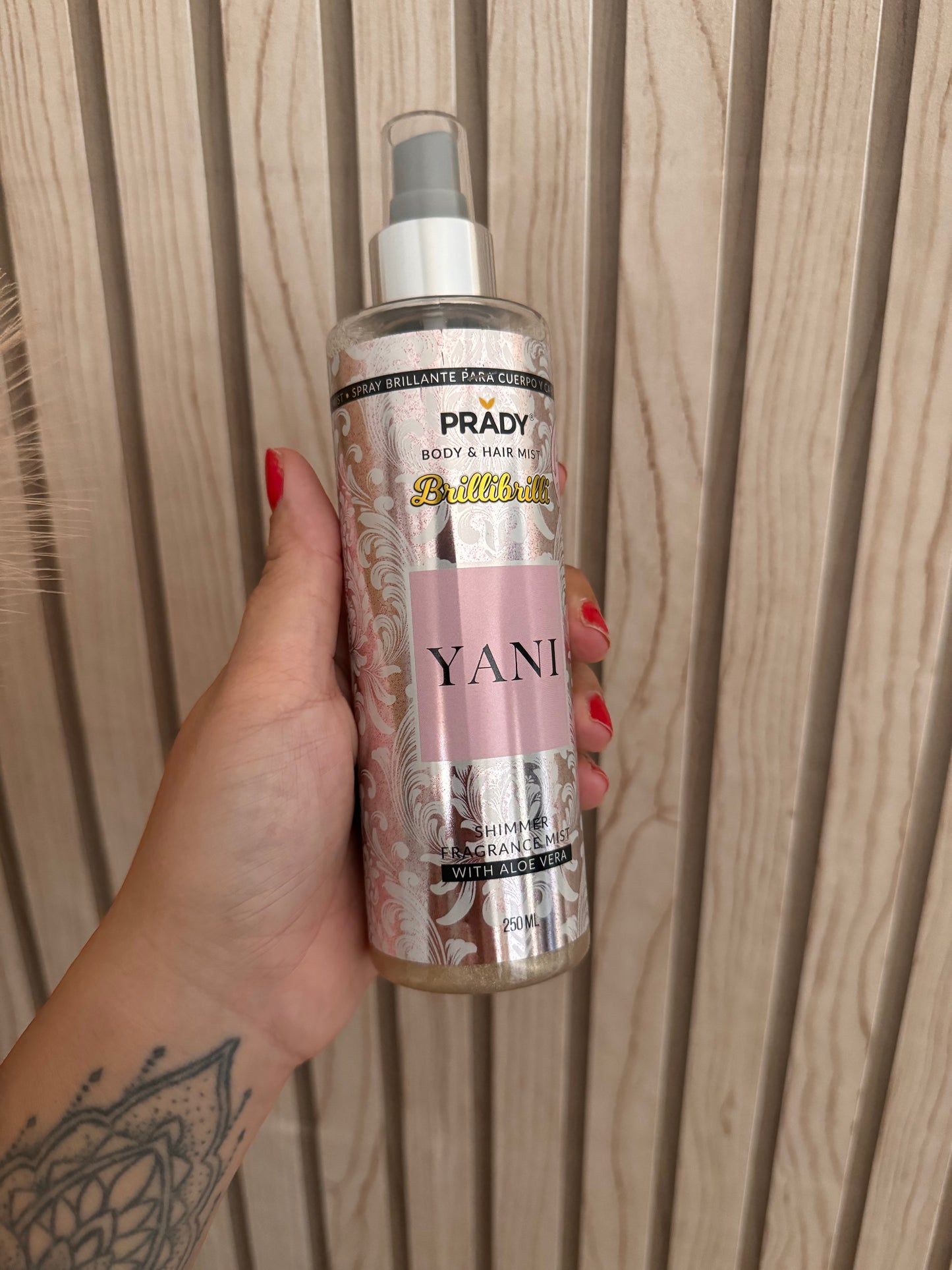 Body + hair mist 250ml yani (yara)