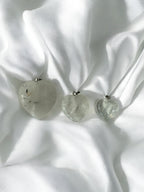 COLGANTE CORAZÓN CUARZO BLANCO | AMPLIFICADOR