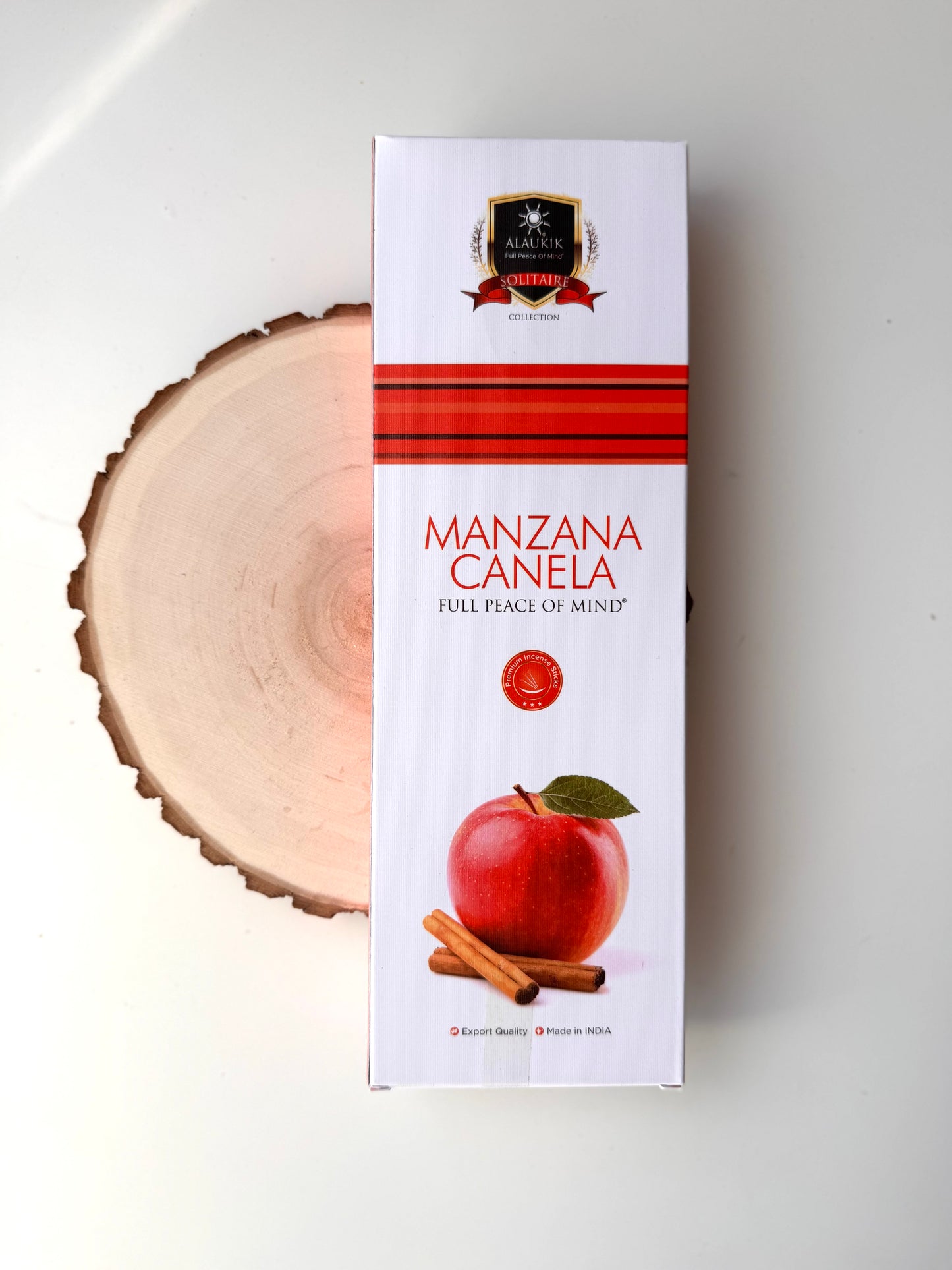 INCIENSO VARILLAS ALAUKIK |MANZANA CANELA 90gr