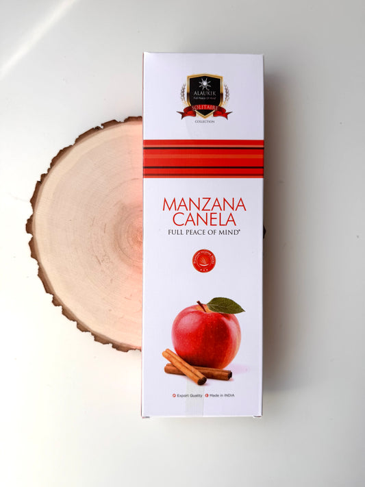 INCIENSO VARILLAS ALAUKIK MANZANA CANELA 90g