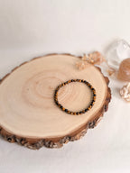 PULSERA ELÁSTICA OJO DE TIGRE 4MM | FUERZA Y PROTECCIÓN