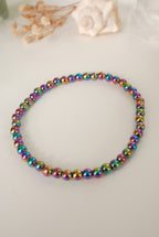 PULSERA | HEMATITA TITANIO ARCOÍRIS | PROTECCIÓN ENERGÉTICA | DESARROLLO PERSONAL