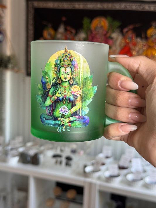 Taza cristal Tara Verde