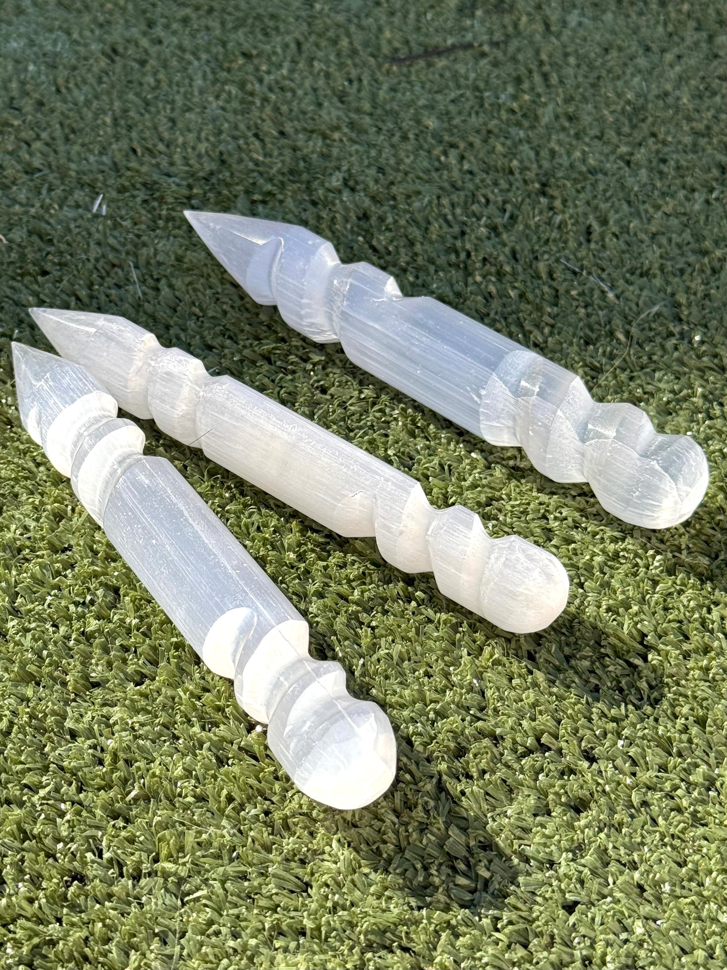 BARRA ESPIRAL SELENITA ESPECIAL LIMPIEZA ENERGÉTICA