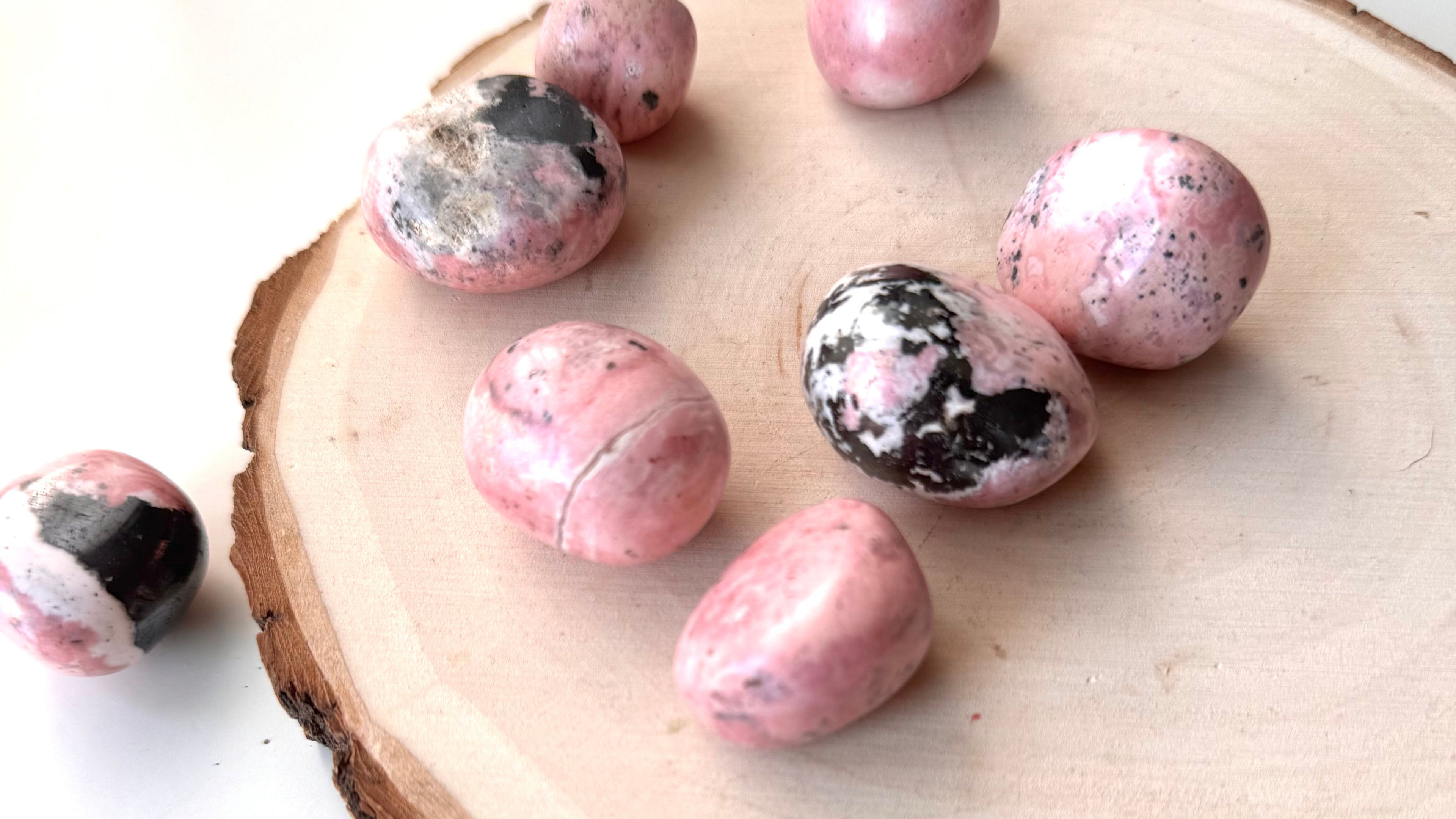 RODADO RODONITA | AUTOESTIMA | BLOQUEOS EMOCIONALES