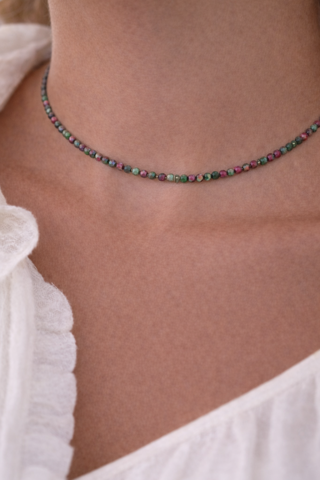 GARGANTILLA CORAZÓN VALIENTE | FUCSITA RUBI