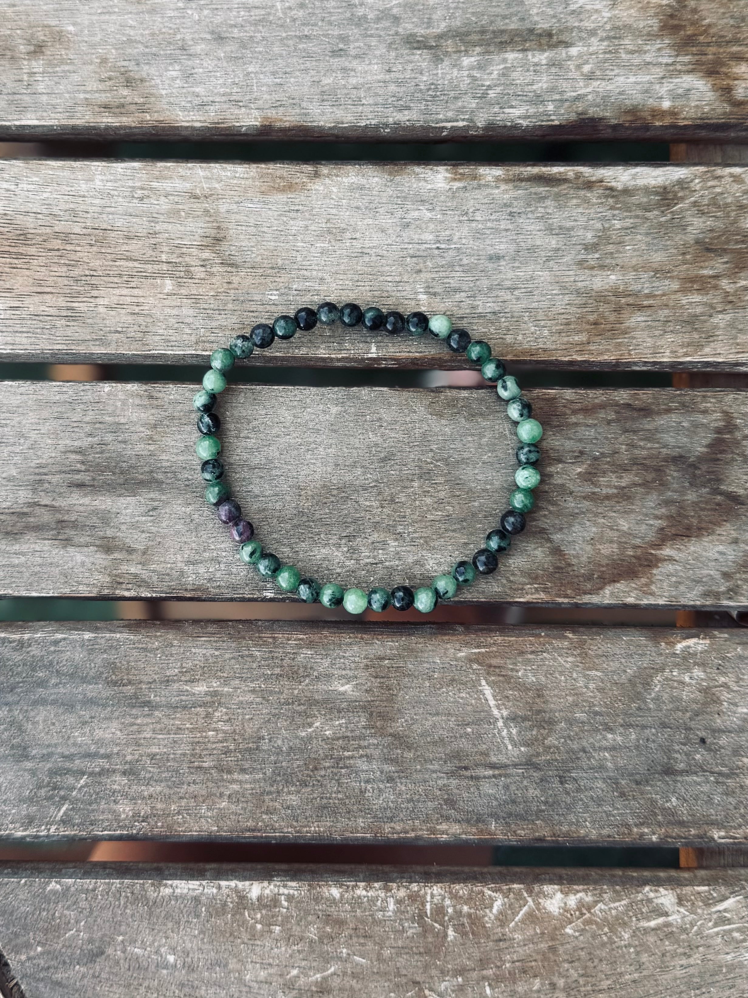 PULSERA  FUCSITA RUBÍ | PASIÓN | PROSPERIDAD