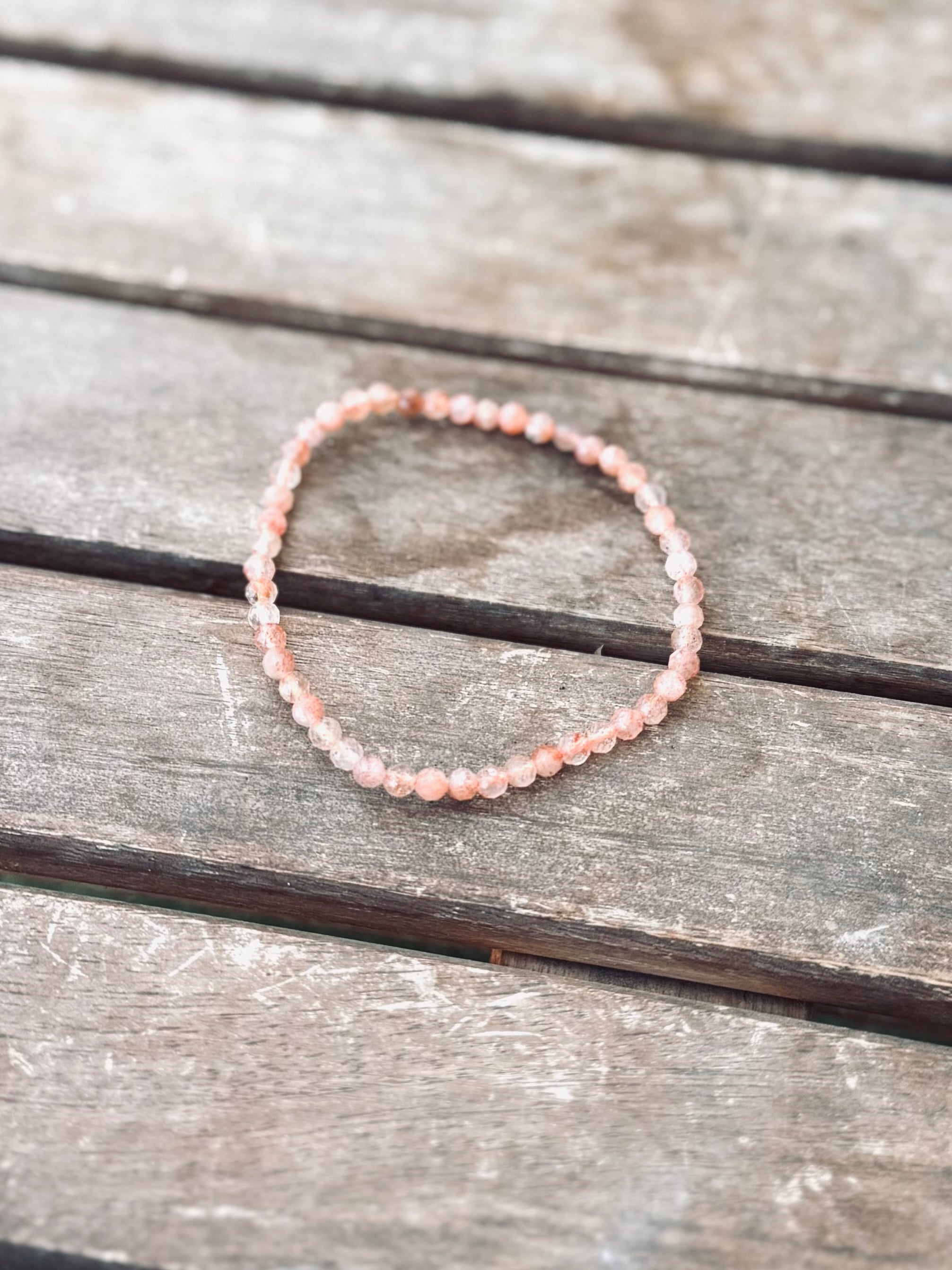 PULSERA FACETADA | PIEDRA SOL 4mm | ALEGRÍA | POSITIVISMO