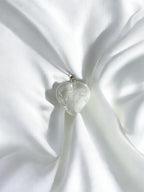 COLGANTE CORAZÓN CUARZO BLANCO | AMPLIFICADOR