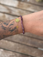 PULSERA FACETADA | TURMALINA ROSA 4MM