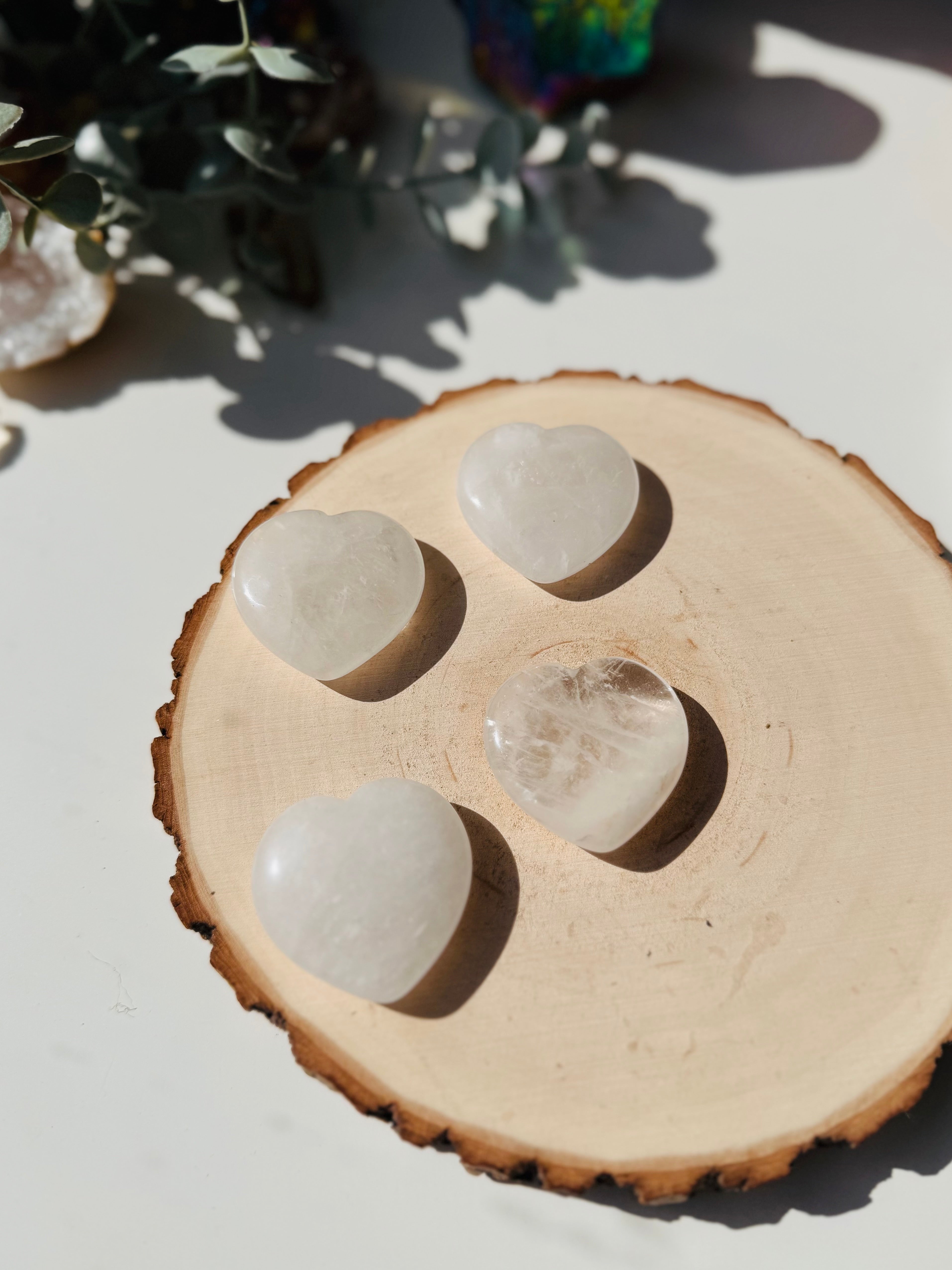 CORAZÓN DE CUARZO ROSA 40MM | AMOR PROPIO | SANACIÓN EMOCIONAL | DULZURA