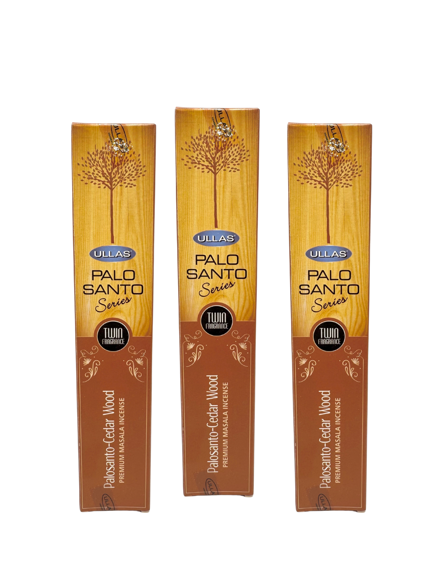 PACK 3 INCIENSO VARILLAS ULLAS | PALO SANTO + CEDRO