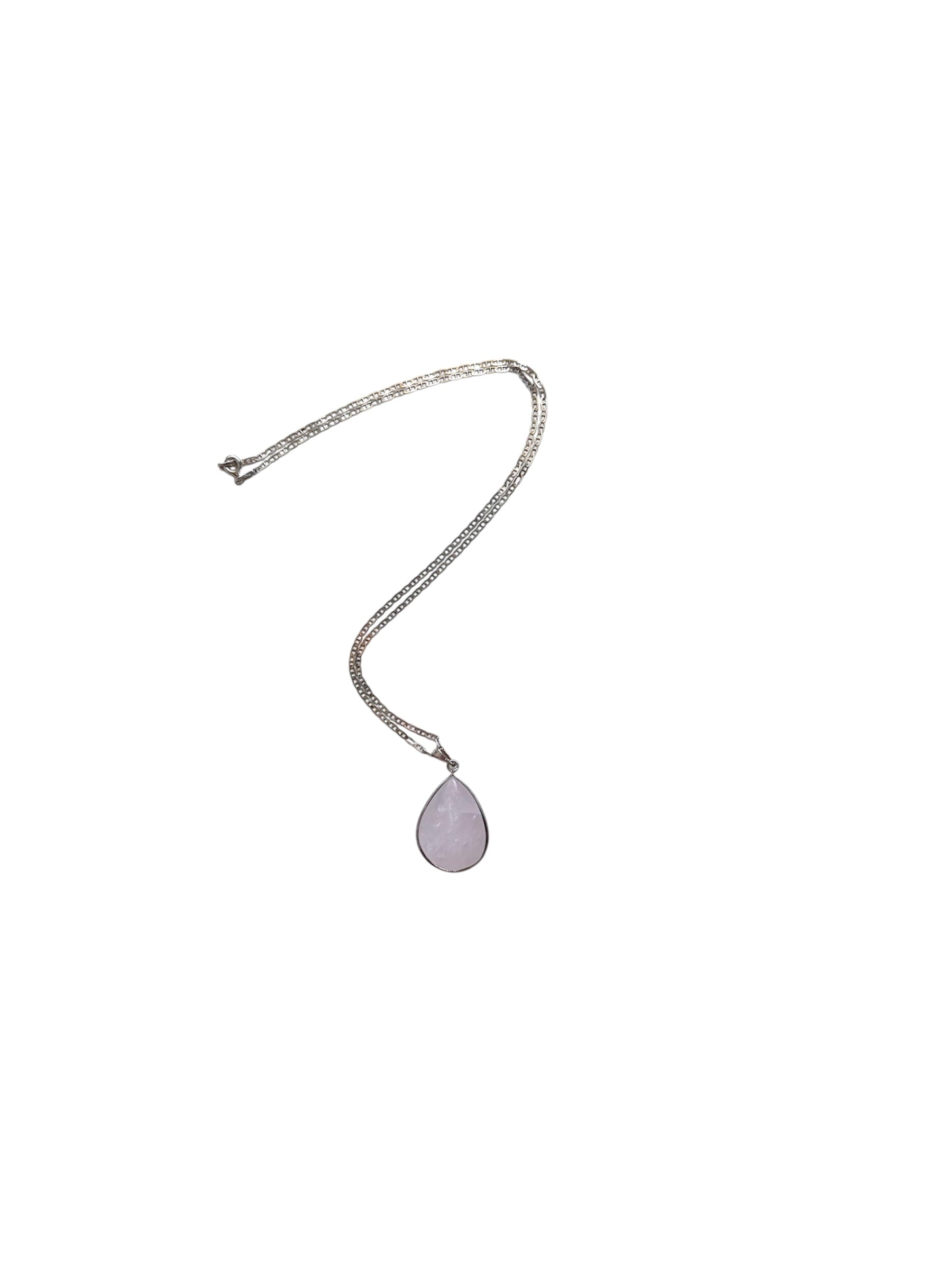 COLGANTE GOTA CUARZO ROSA