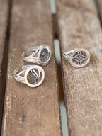 ANILLO GIRATORIO DOBLE PROTECCIÓN NUDO BRUJA Y TETRAGRAMATON