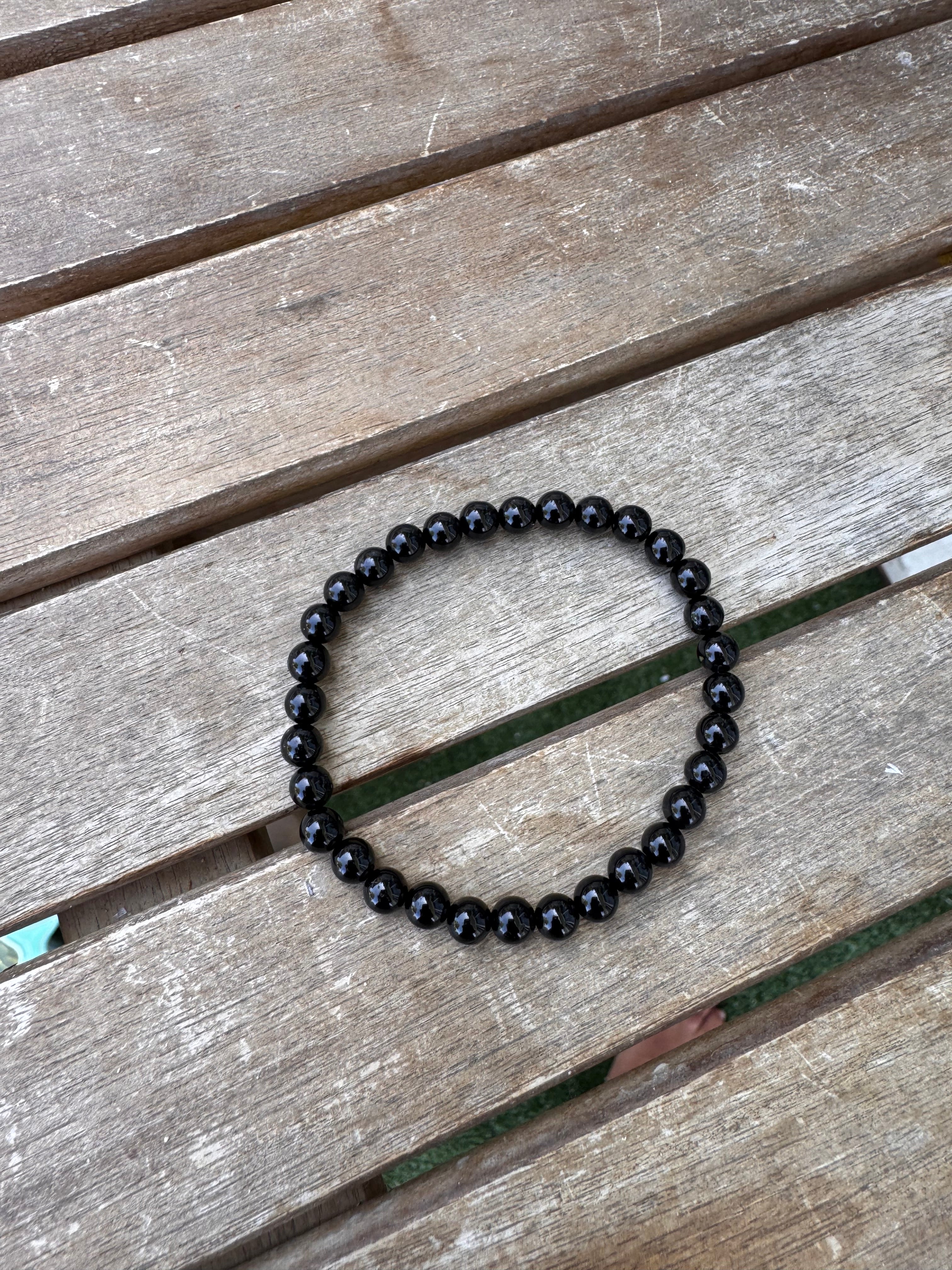 PULSERA TURMALINA 6MM | PROTECCIÓN