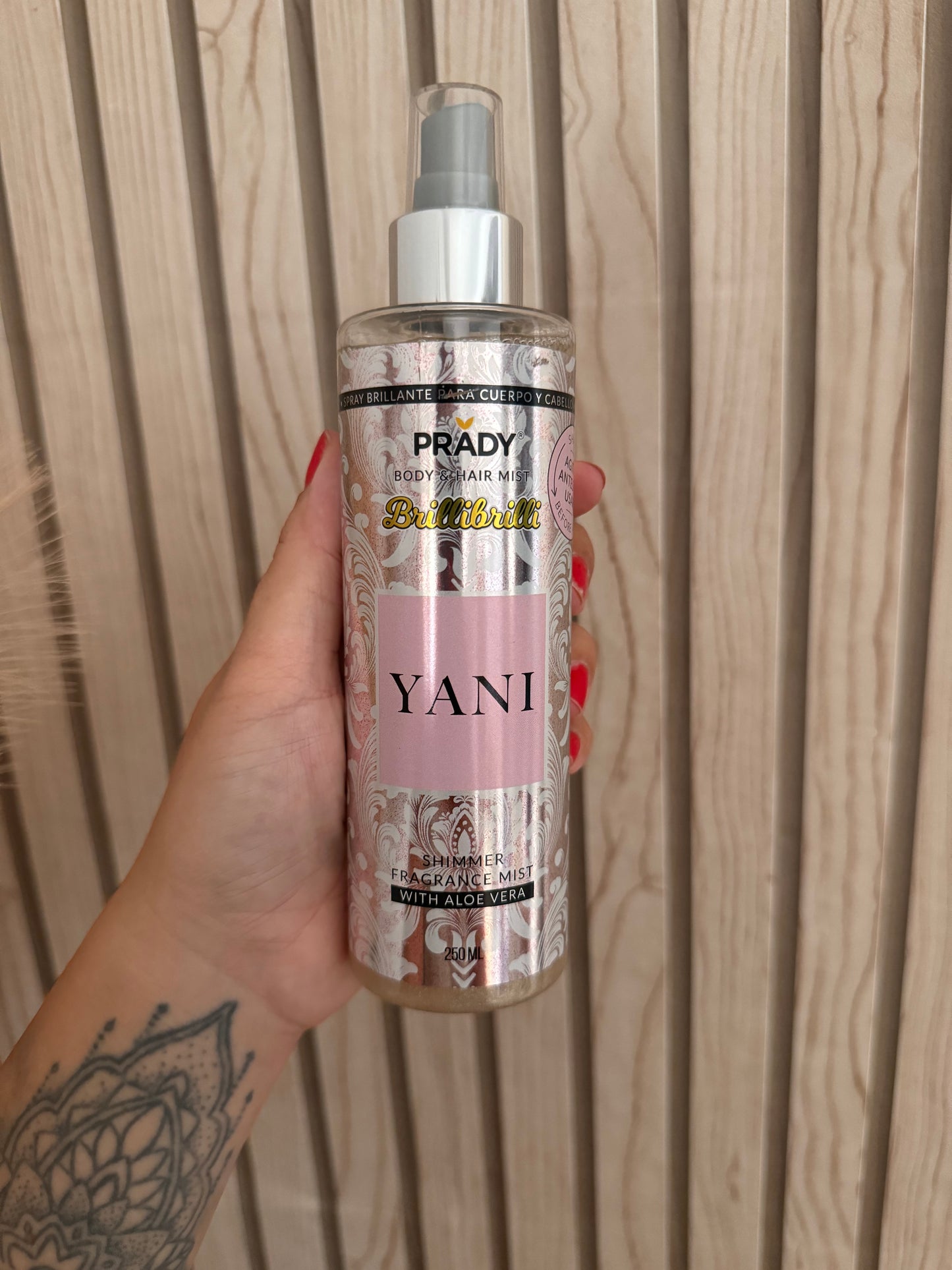 Body + hair mist 250ml yani (yara)