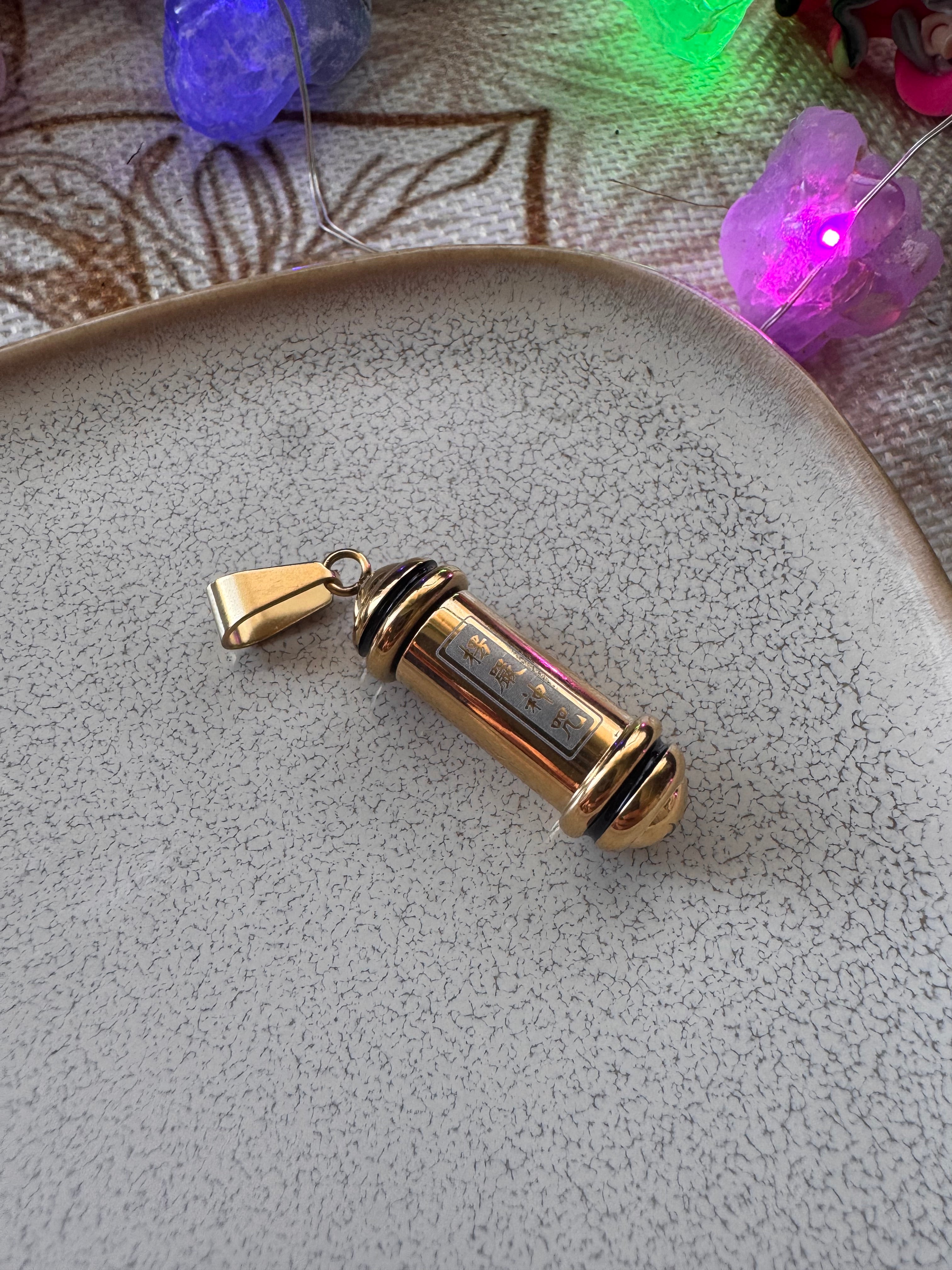 COFRE PORTADOR  DORADO | CÓDIGOS SAGRADOS | CHIPS | CENIZAS