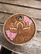 PORTA INCIENSO NAMASTE CUARZO ROSA
