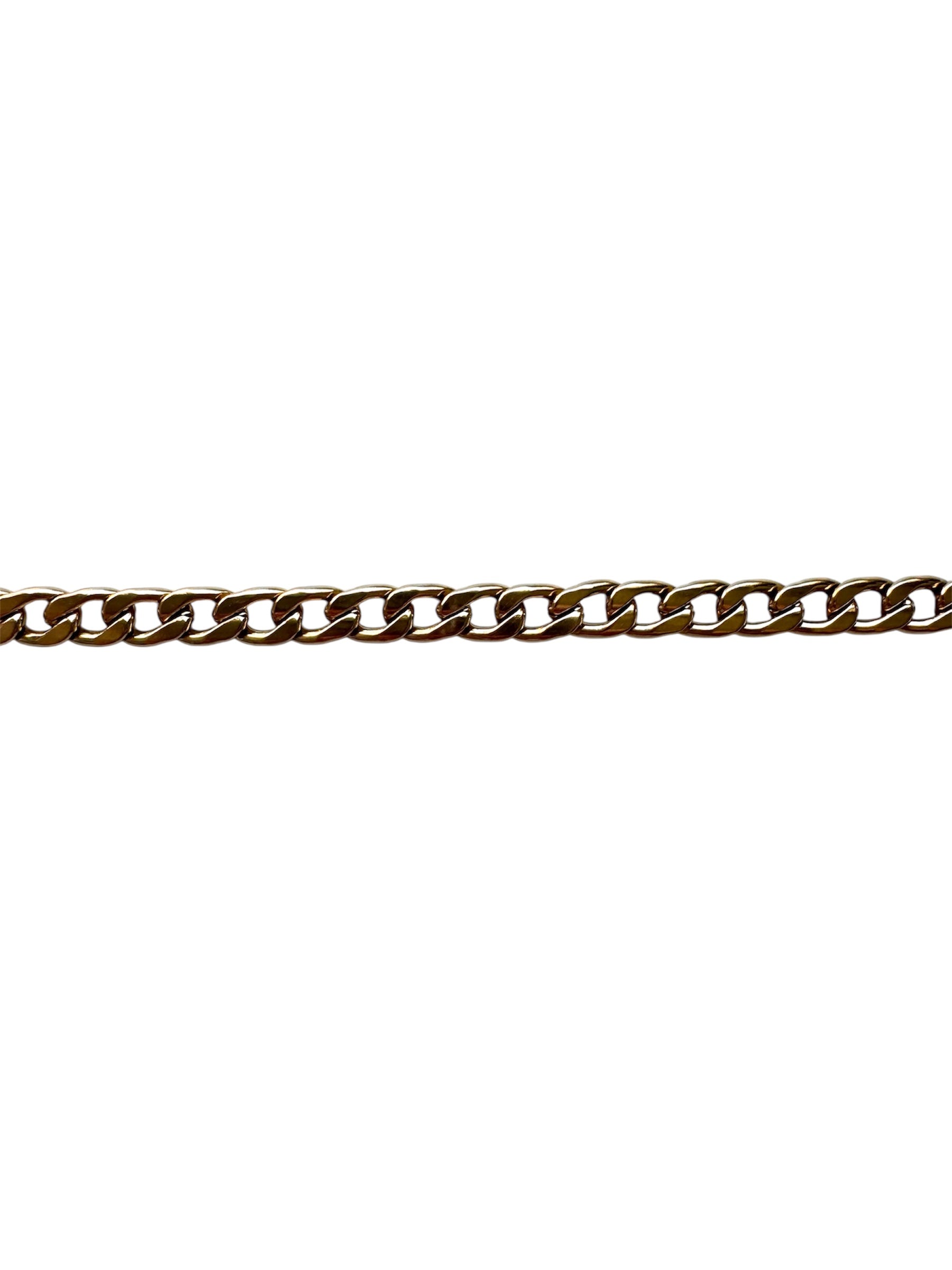 PULSERA ACERO DORADO ESLABONES