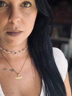 CHOKER MACRAMÉ MINERALES